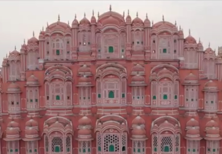 Hawa Mahal, Jaipur — on the road for the Yatra